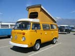 VW Bay Window Pop-Top Westfalia Camper in original L20A - Chrome Yellow